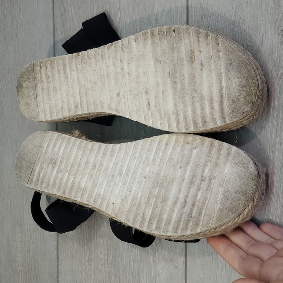 Steve Madden Women Elastic Strappy Platform chunky sandals shoes sz 9 - Picture 9 of 12